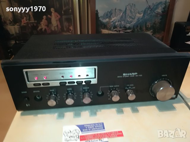SHARP STEREO AMPLIFIER-MADE IN JAPAN 0604231304, снимка 5 - Ресийвъри, усилватели, смесителни пултове - 40276804