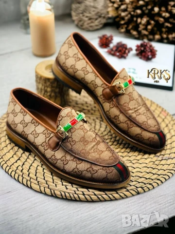 мъжки мокасини gucci , снимка 3 - Мокасини - 51392999