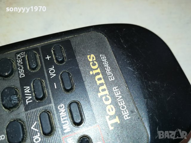 TECHNICS AUDIO REMOTE-ВНОС SWISS 2910231231, снимка 9 - Ресийвъри, усилватели, смесителни пултове - 42765775
