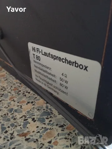Германски тонколони Telefunken HiFi T80 ( Isophon), снимка 6 - Тонколони - 55960190
