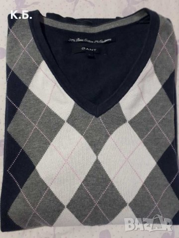 Пуловер ,,GANT" /р-р L, снимка 5 - Пуловери - 31761725