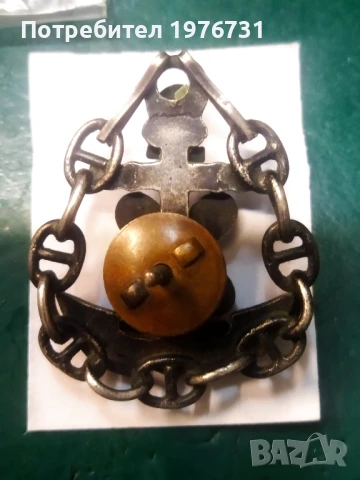 Морски знак "Механик неограничени мощности" - Главен Механик , снимка 3 - Антикварни и старинни предмети - 51322976