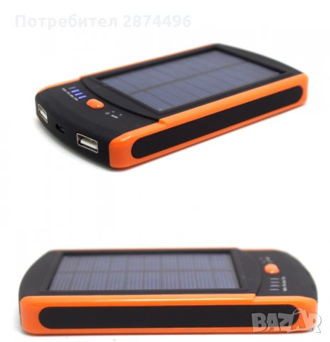 Соларна Външна Батерия 6000mAh, снимка 8 - Външни батерии - 30912858