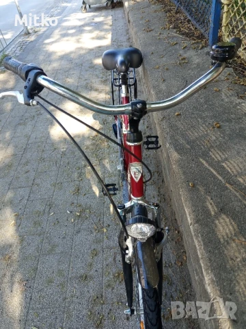 28 цола алуминиев велосипед с 7 скорости усилени капли амортисьори предни като нов , снимка 4 - Велосипеди - 51288600
