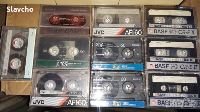 Аудио касети различни 10броя, basf/jvc/konica/sony i denon, снимка 11 - Аудио касети - 38381697