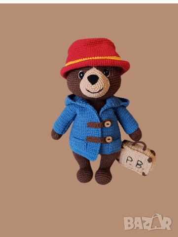 Мечето Падингтън и плетени куклички, снимка 2 - Кукли - 45955789