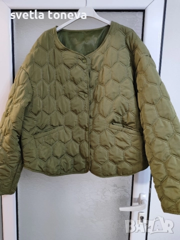 Зелено зимно яке