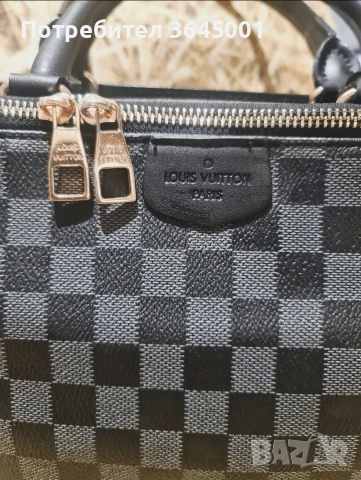 Луксозна дамска чанта Louis Vuitton от висококачествена изкуствена кожа, има и дълга дръжка.Нова , снимка 4 - Чанти - 53193102