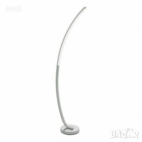 Стилна подова LED лампа StarQ, с touch-dimmer, Мемори функция, 148 см, Никел