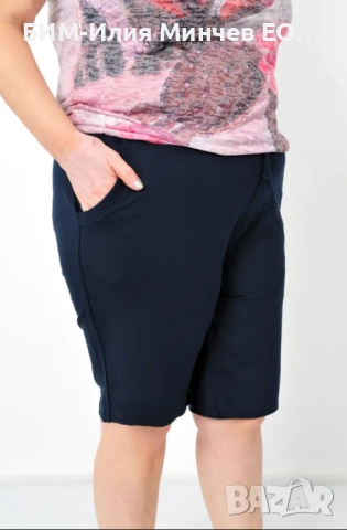 Български Макси Дамски Спортен къс панталон № 802-1, снимка 1