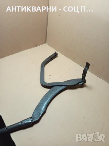 Соц Стар Ръчно Кован Нож За Сено., снимка 4 - Антикварни и старинни предмети - 49441862