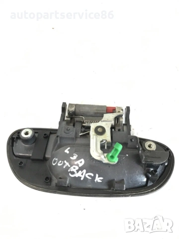 Външна дръжка за задна лява врата Черна за Subaru Outback 2.0 Дизел (2007) , снимка 2 - Части - 54227263