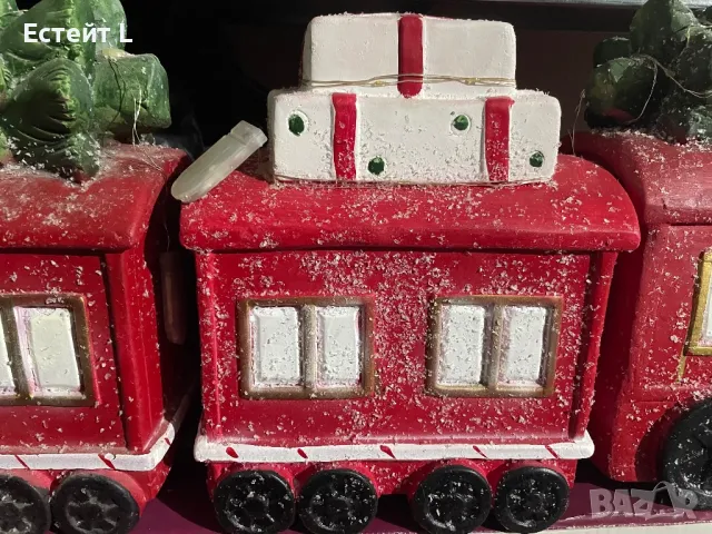 Коледен влак, снимка 3 - Декорация за дома - 48381235
