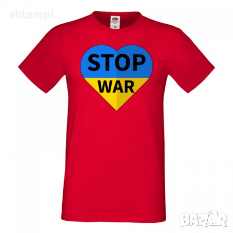 Мъжка тениска STOP WAR 007 спасете Украйна, спрете войната,, снимка 4 - Тениски - 37215396