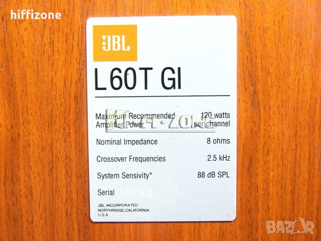 ТОНКОЛОНИ JBL l60t gi, снимка 12 - Тонколони - 36598850