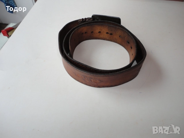 Кожен колан Bergamo Brass Works, снимка 11 - Колани - 52826464