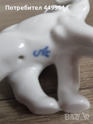Порцеланово слонче на немската фирма Gräfenthal, снимка 6 - Колекции - 52882633