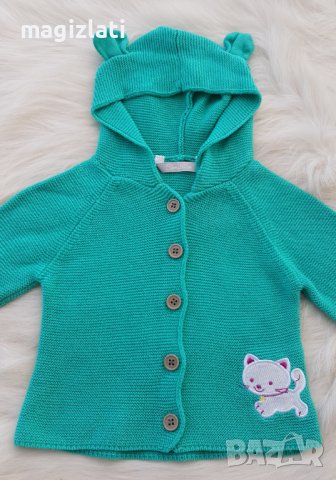 Бебешка жилетка 0-3 месеца, снимка 4 - Жилетки и елечета за бебе - 42070095