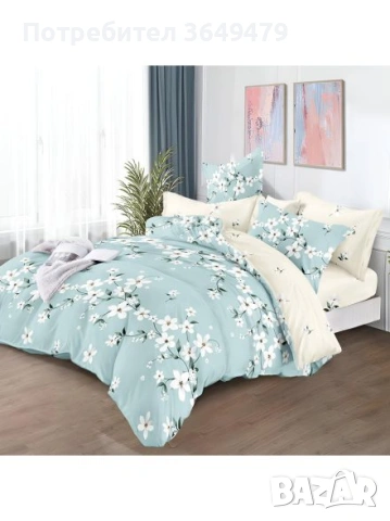 Спален комплект от 6 части, снимка 5 - Спално бельо - 53220473