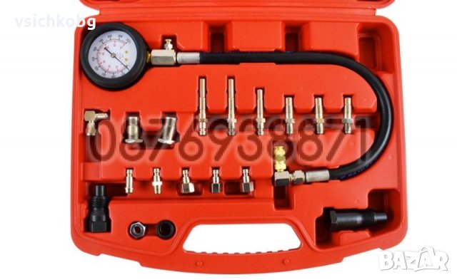 Професионален компресомер за измерване компресия на дизелови двигатели, снимка 1
