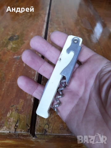 Стар нож,отварачка,тирбушон Wellcome, снимка 3 - Други ценни предмети - 52203924