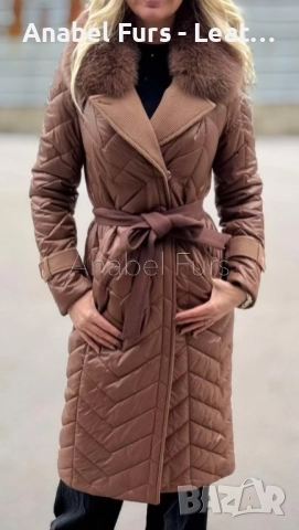 Дамски палта естествена кожа и естествен косъм, снимка 10 - Якета - 37512393