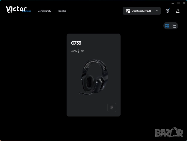 Гейминг слушалки Logitech - G733, lightspeed wireless, безжични, черни, снимка 7 - Слушалки за компютър - 52651968