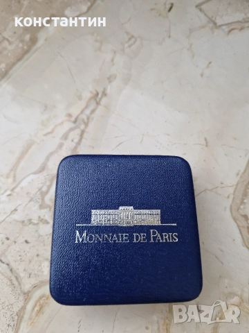 сребърна монета 1 франк 2000г футбол, снимка 5 - Нумизматика и бонистика - 52883467