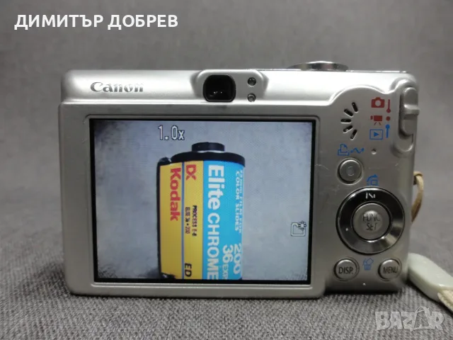 ЦИФРОВ ФОТОАПАРАТ CANON DIGITAL IXUS 60 DIGITAL 6.0MP CCD DIGITAL CAMERA Y2K RETRO DIGICAM, снимка 12 - Фотоапарати - 55752812