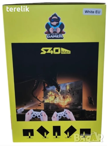 Нов S40Max 450 Смарт проектор и игрова конзола с 35 000 вградени игри 4K, Android 11, снимка 5 - Плейъри, домашно кино, прожектори - 52379210