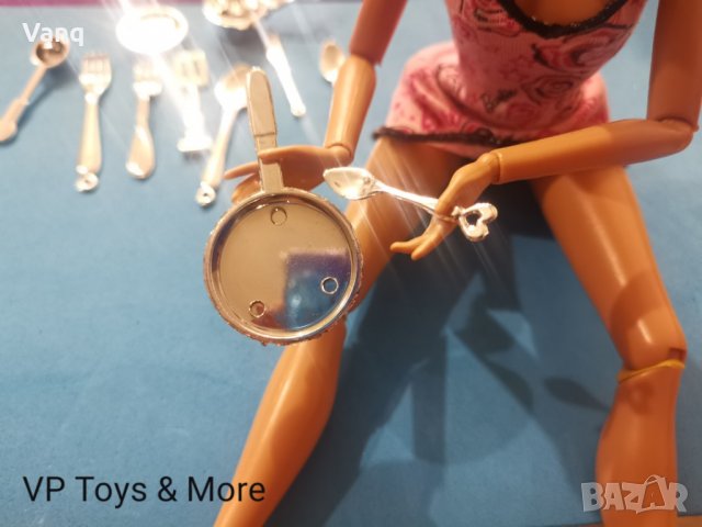 Сервиз за хранене за барби, снимка 2 - Кукли - 32173621