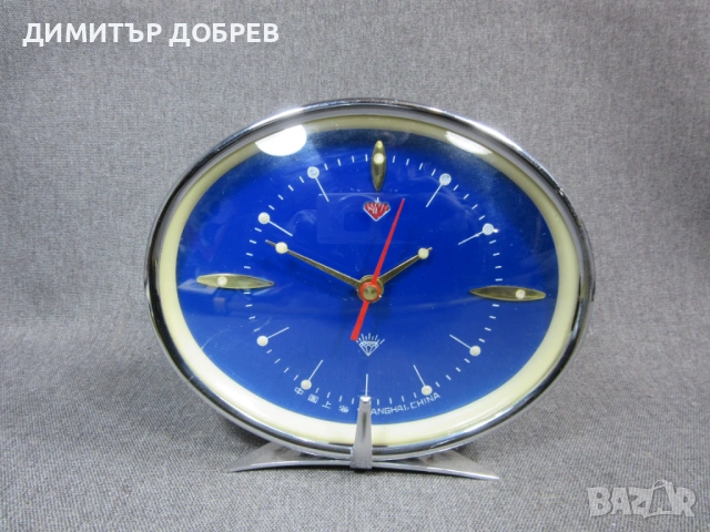 СТАР РЕТРО СОЦ НАСТОЛЕН МЕХАНИЧЕН ЧАСОВНИК БУДИЛНИК DIAMOND CHINA