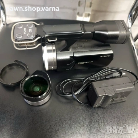 Видеокамера Sony NEX-VG10E с обектив, снимка 6 - Камери - 53354123