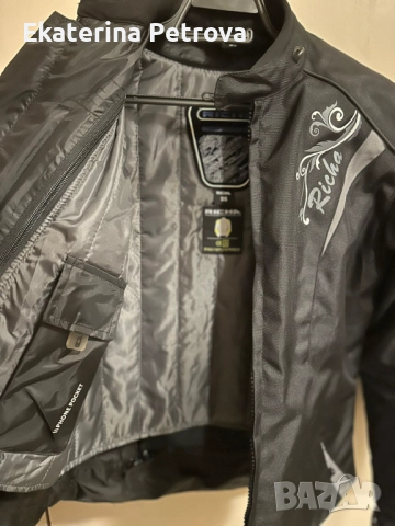 Текстилно мото яке RICHA AIRSTRIKE II BLACK, снимка 4 - Якета - 51935772