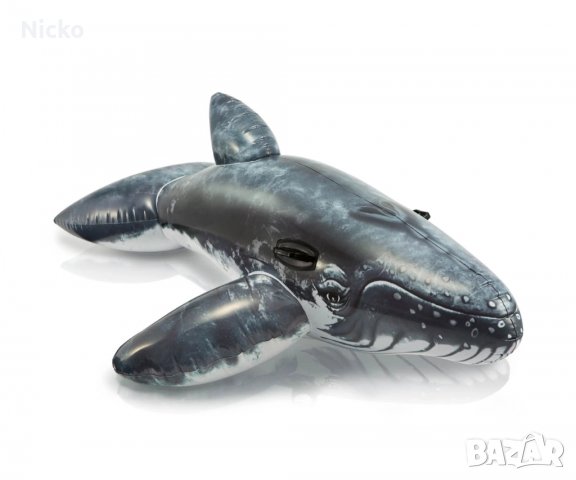 Надуваема играчка Кит INTEX Realistic Whale Ride-on, снимка 3 - Надуваеми играчки - 37623708