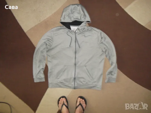 Суичъри NIKE  мъжки,ХЛ   /черен,сив/, снимка 7 - Суичъри - 56350002
