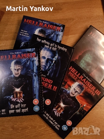 Хелрейзър DVD колекция - Hellraiser 1-8 2022, снимка 2 - Ужаси - 52002477