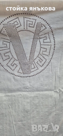 Продавам бяла мъжка риза Версаче., снимка 4 - Ризи - 51653640