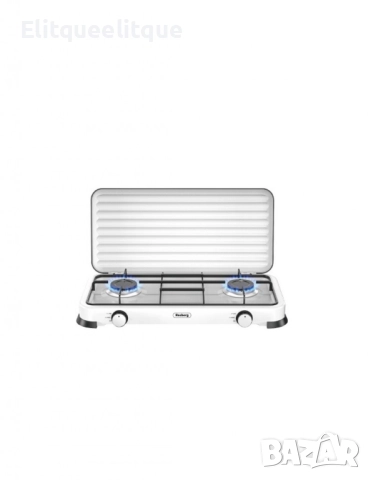 Двоен газов котлон с капак Rosberg, 30mbar\2x2.2kWh