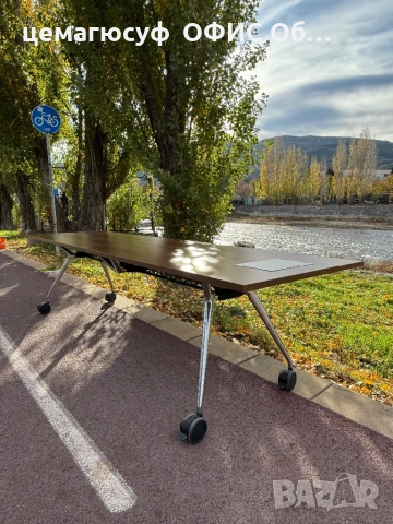 Страхотна конферентна маса сгъваема подвижна ролбар на колелца;, снимка 5 - Маси - 53067494