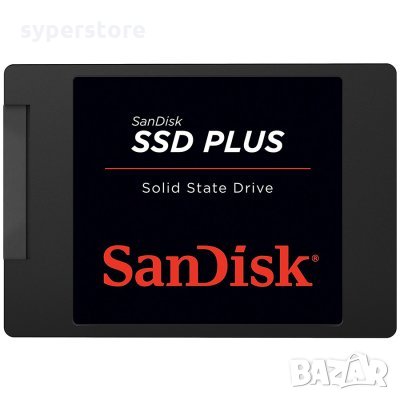 SSD хард диск SANDISK SDSSDA-480G-G26, 480GB SSD PLUS, 2.5” 7mm, SATA 6Gb/s