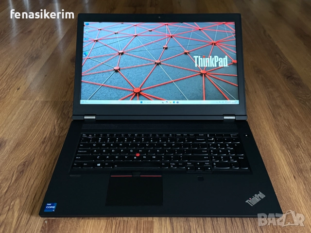 17.3' FHD IPS Core i7-11800H Lenovo ThinkPad P17 Gen 2 32GB DDR4/1000GB NVMe/Nvidia RTX A2000, снимка 1