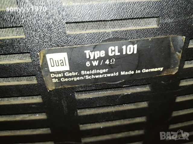 DUAL CL101-MADE IN GERMANY-ВНОС SWISS 2107221226L, снимка 17 - Тонколони - 37456726