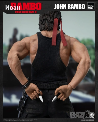 Hot Toys - Rambo 2 / Рамбо 2 , снимка 2 - Колекции - 53906455
