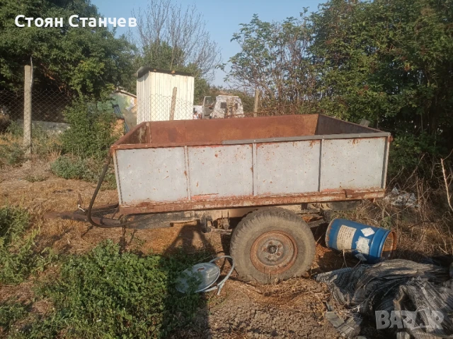 Продавам тракторно ремарке едноосово , снимка 5 - Селскостопанска техника - 51336701