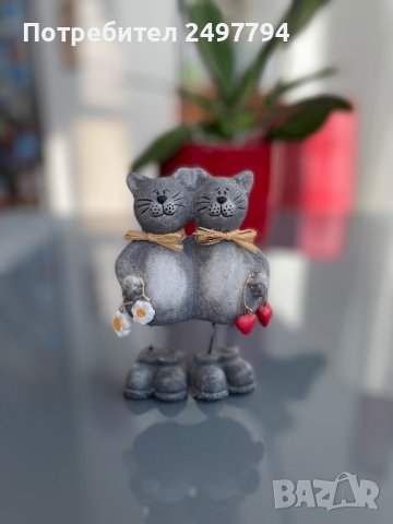 Две котенца, снимка 2 - Статуетки - 38347623