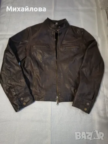 Kожено  яке от естествена кожа, снимка 4 - Якета - 49651416