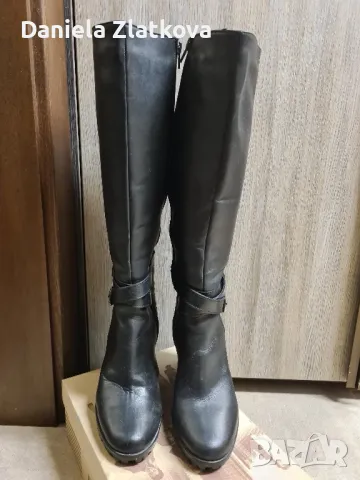 Дамски кожени ботуши, снимка 2 - Дамски ботуши - 47957878