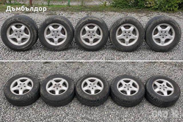Продавам пет 5 броя джанти за mercedes