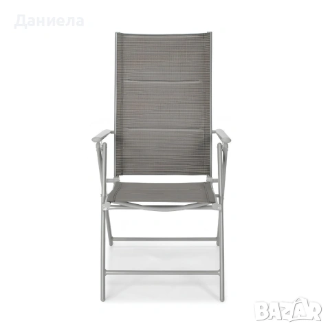 Луксозен регулируем стол за тераса и градина – Устойчив на атмосферни условия, снимка 6 - Столове - 54204375